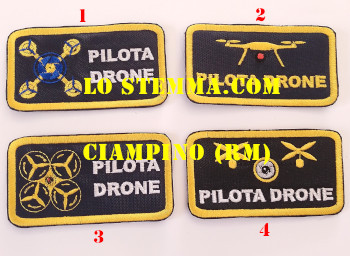 Toppa Stemma Aviazione Captain R2 Termoadesivo | Ricamo Cotone 100x65mm | Prodotto In Francia - 6